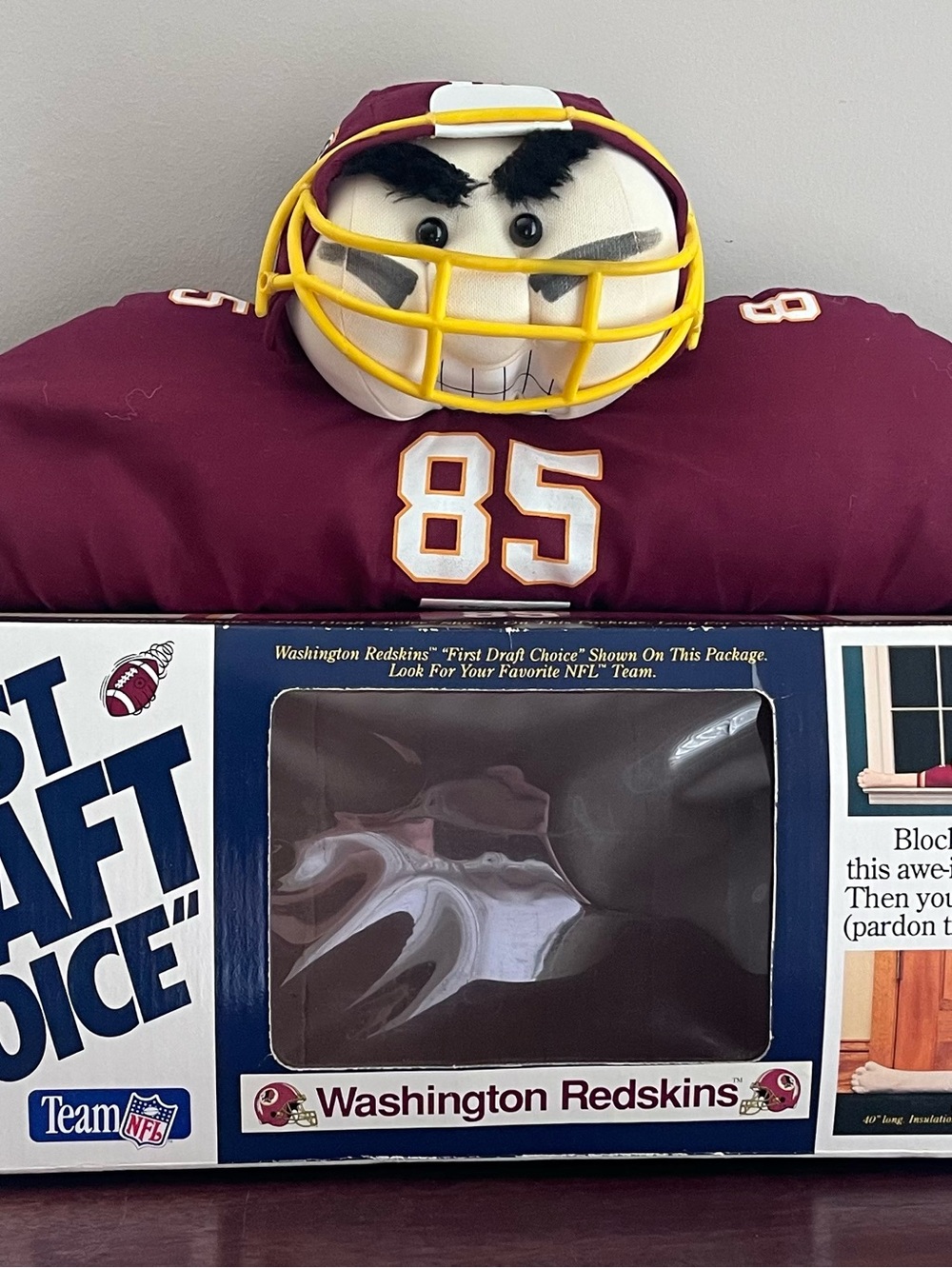 VTG 1994 NFL Washington Redskins "First Draft Choice"  Draft Door Blocker